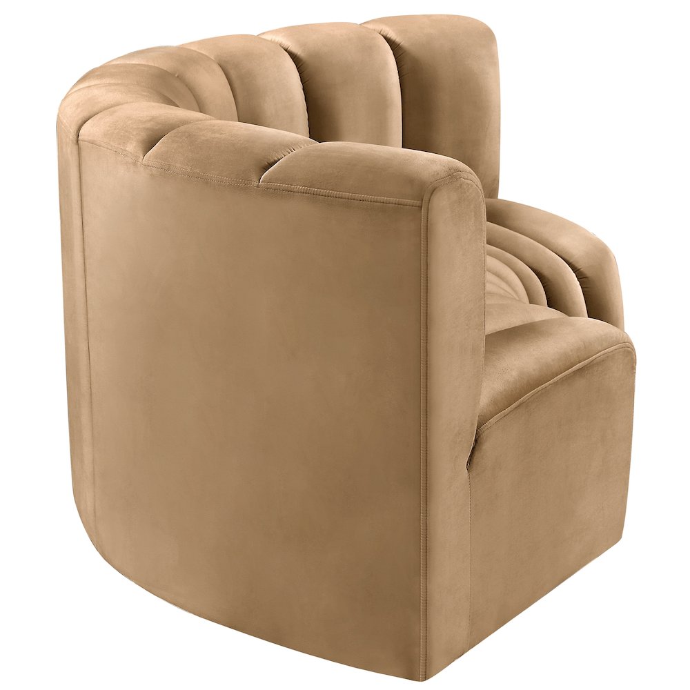 Arc Camel Velvet Modular Sofa