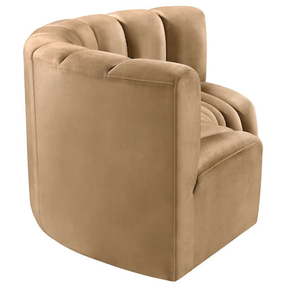 Arc Camel Velvet Modular Sofa