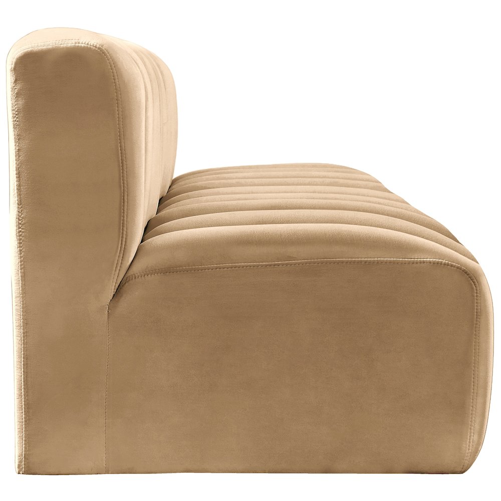 Arc Camel Velvet Modular Sofa