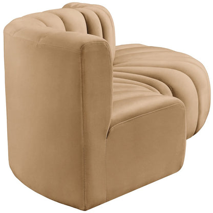 Arc Camel Velvet Modular Sofa