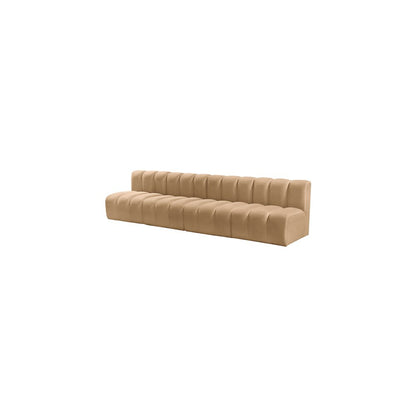 Arc Camel Velvet Modular Sofa