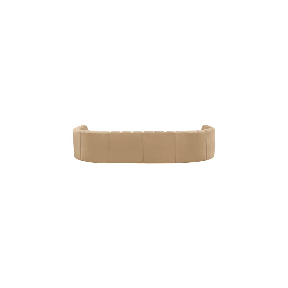 Arc Camel Velvet Modular Sofa