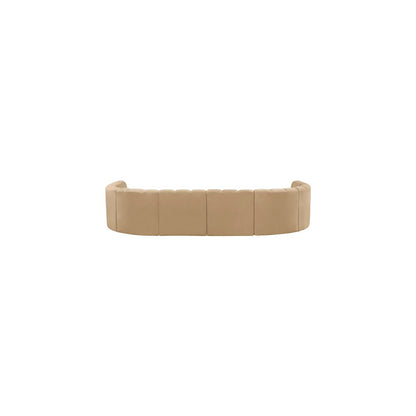 Arc Camel Velvet Modular Sofa