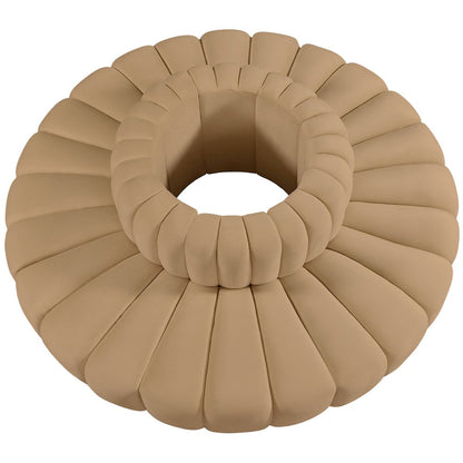 Arc Camel Velvet Modular Sofa