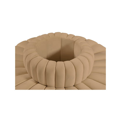 Arc Camel Velvet Modular Sofa