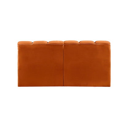 Arc Cognac Velvet Modular Sofa