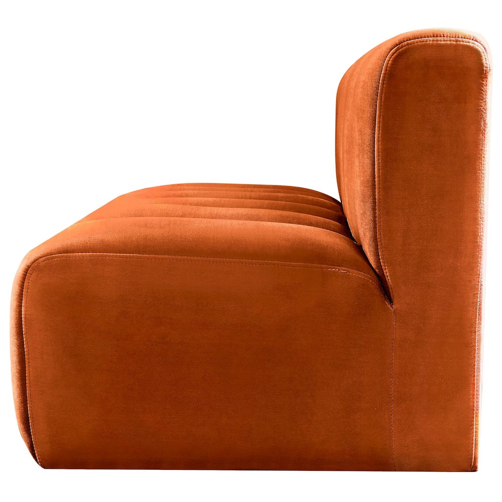 Arc Cognac Velvet Modular Sofa