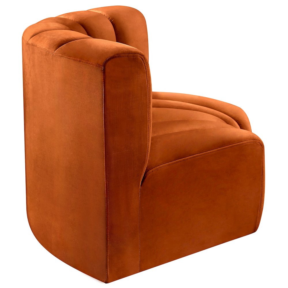 Arc Cognac Velvet Modular Sofa