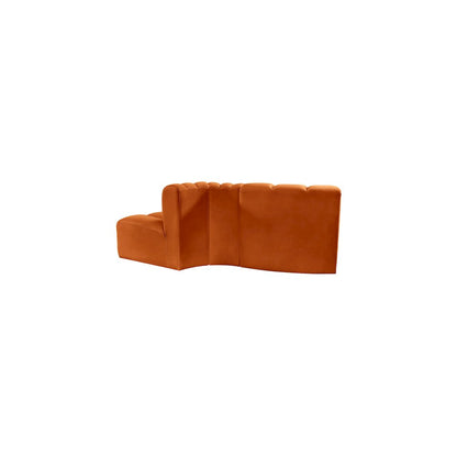 Arc Cognac Velvet Modular Sofa