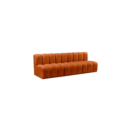 Arc Cognac Velvet Modular Sofa
