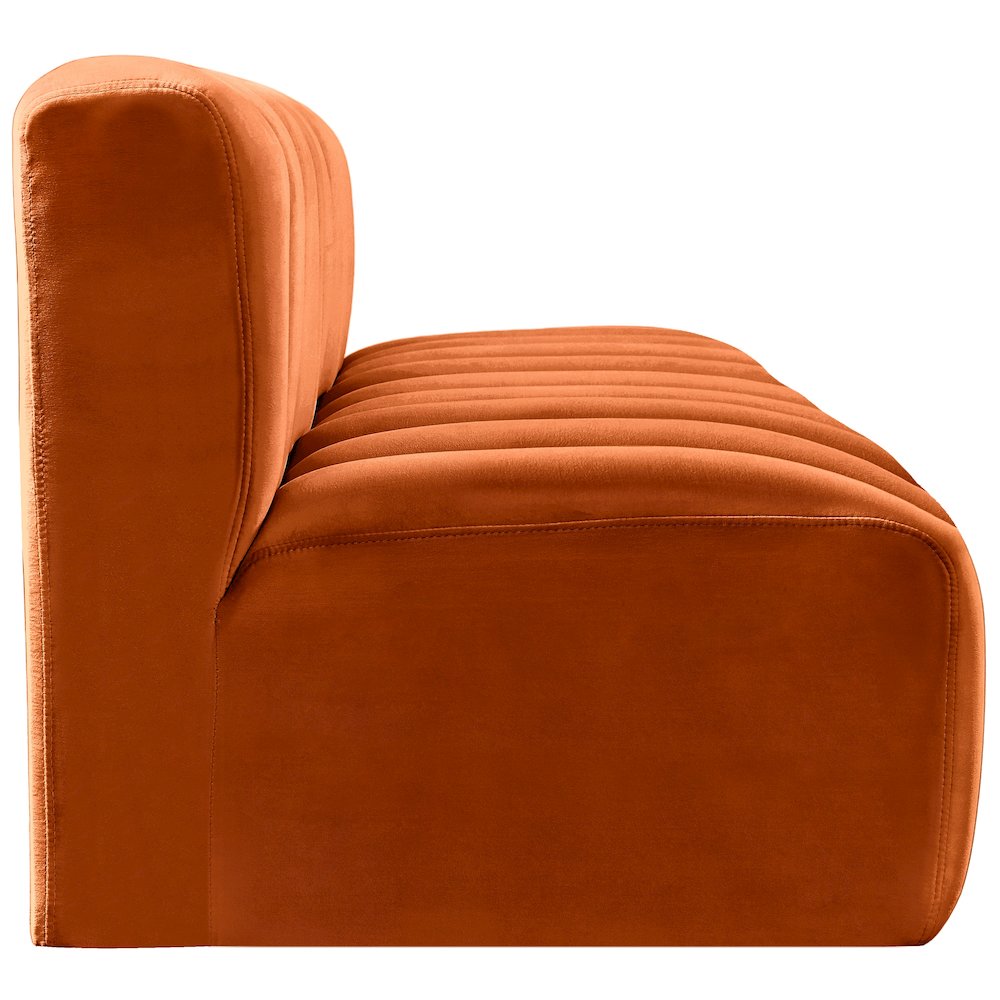 Arc Cognac Velvet Modular Sofa