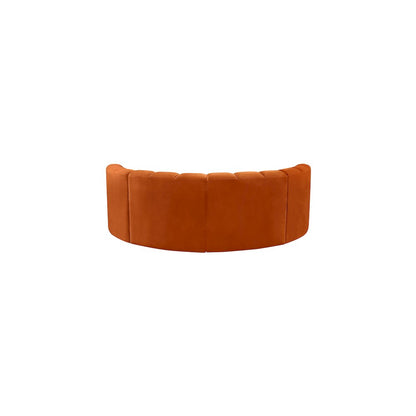 Arc Cognac Velvet Modular Sofa