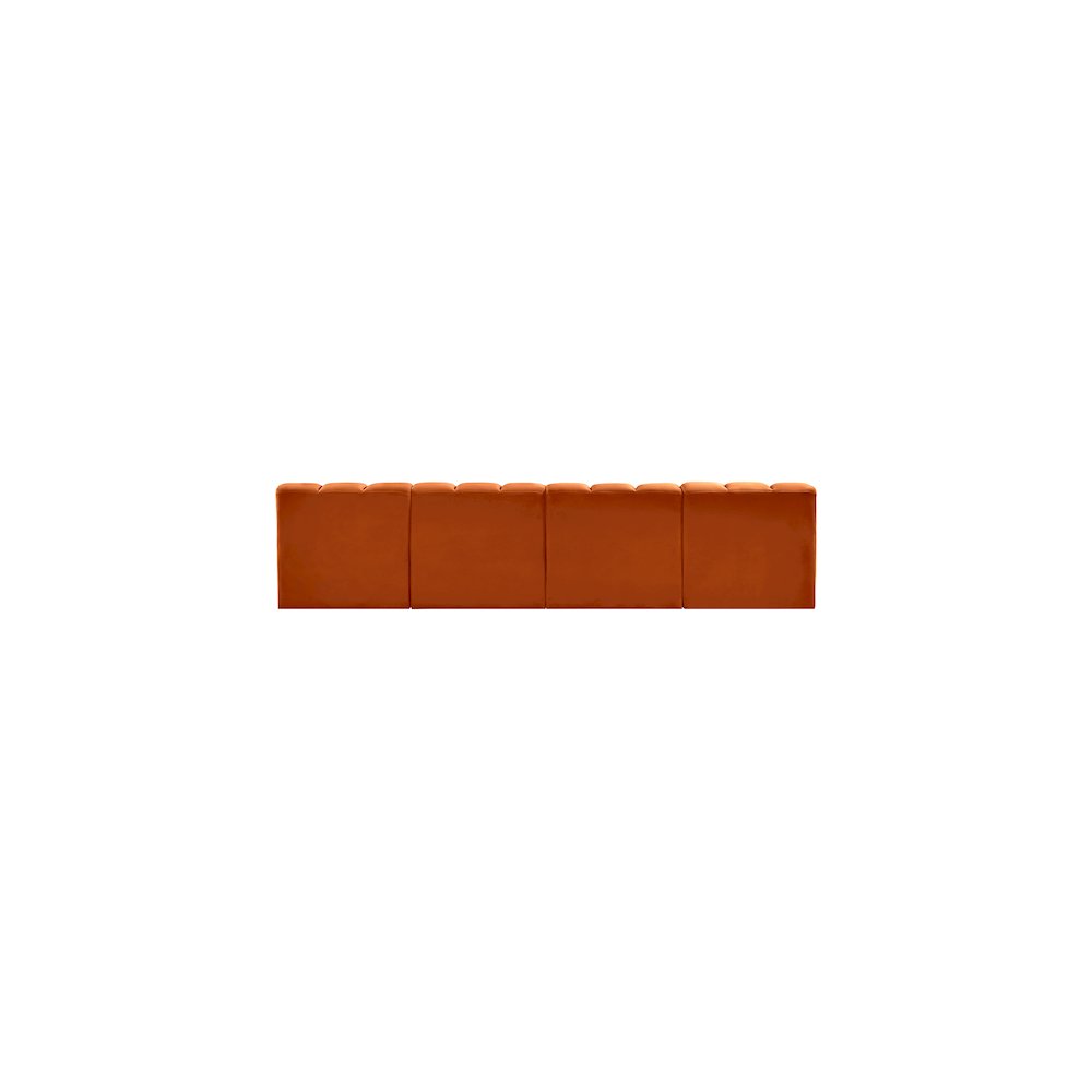 Arc Cognac Velvet Modular Sofa