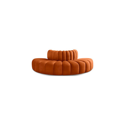 Arc Cognac Velvet Modular Sofa
