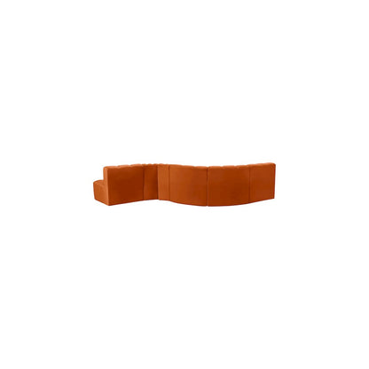 Arc Cognac Velvet Modular Sofa
