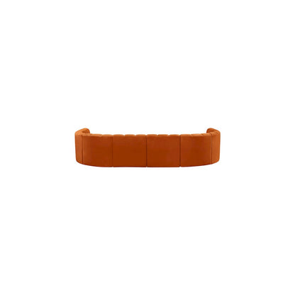 Arc Cognac Velvet Modular Sofa