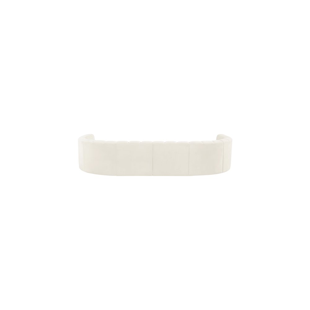 Arc Cream Velvet Modular Sofa
