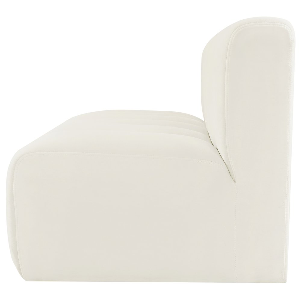 Arc Cream Velvet Modular Sofa