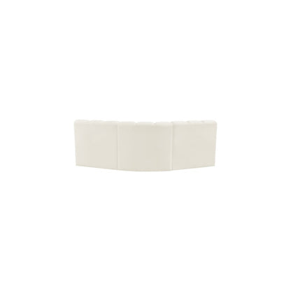 Arc Cream Velvet Modular Sofa