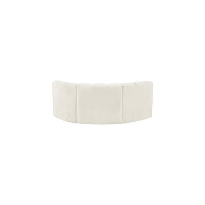 Arc Cream Velvet Modular Sofa