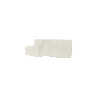 Arc Cream Velvet Modular Sofa