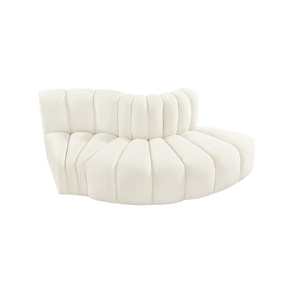 Arc Cream Velvet Modular Sofa