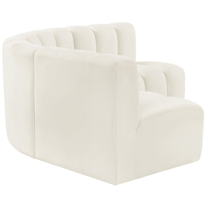 Arc Cream Velvet Modular Sofa