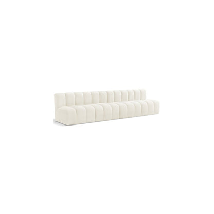 Arc Cream Velvet Modular Sofa