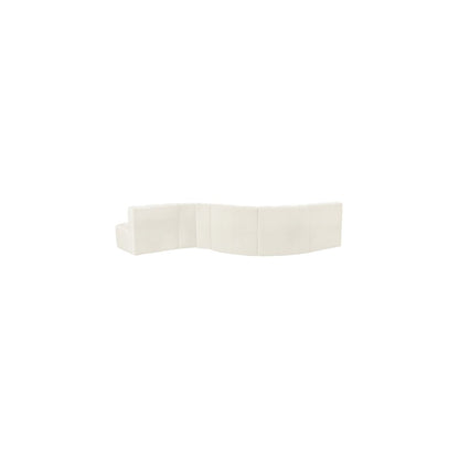 Arc Cream Velvet Modular Sofa