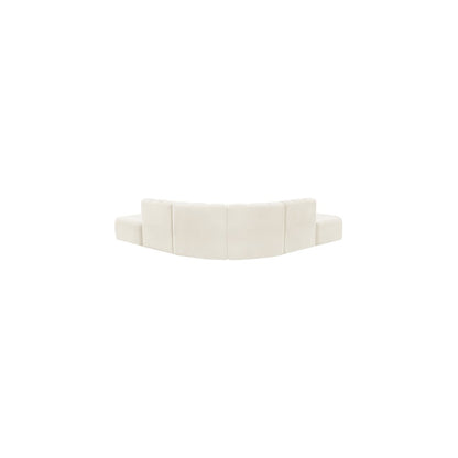 Arc Cream Velvet Modular Sofa