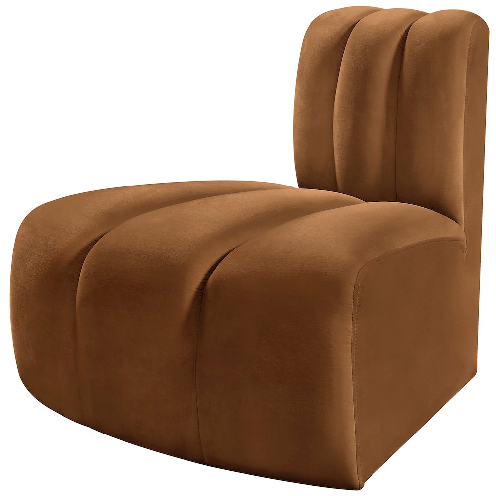 Arc Saddle Velvet Reverse Corner