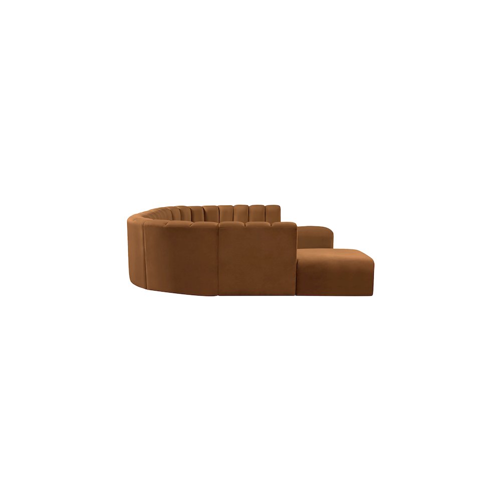 Arc Saddle Velvet Modular Sofa