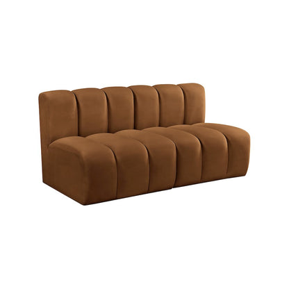 Arc Saddle Velvet Modular Sofa