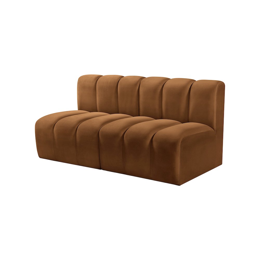 Arc Saddle Velvet Modular Sofa