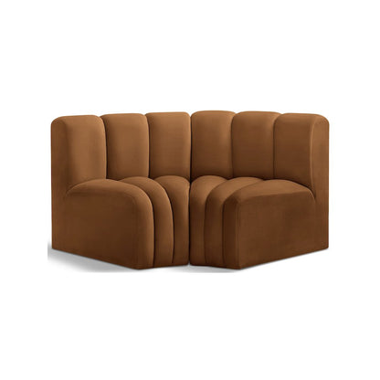 Arc Saddle Velvet Modular Sofa