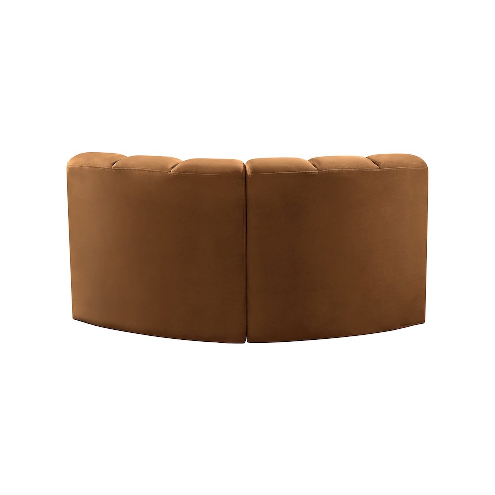 Arc Saddle Velvet Modular Sofa