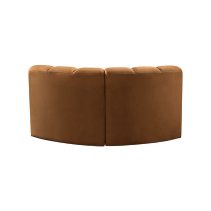 Arc Saddle Velvet Modular Sofa