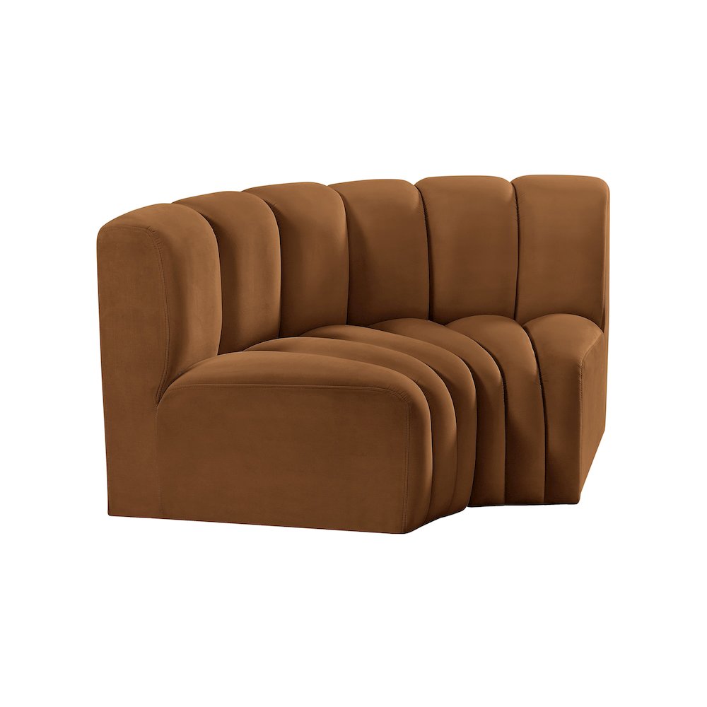 Arc Saddle Velvet Modular Sofa