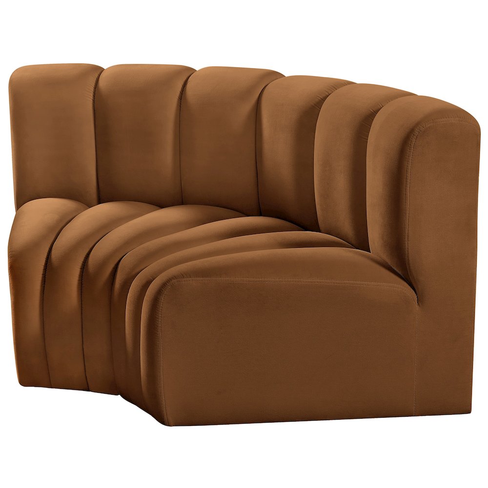 Arc Saddle Velvet Modular Sofa