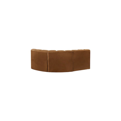 Arc Saddle Velvet Modular Sofa