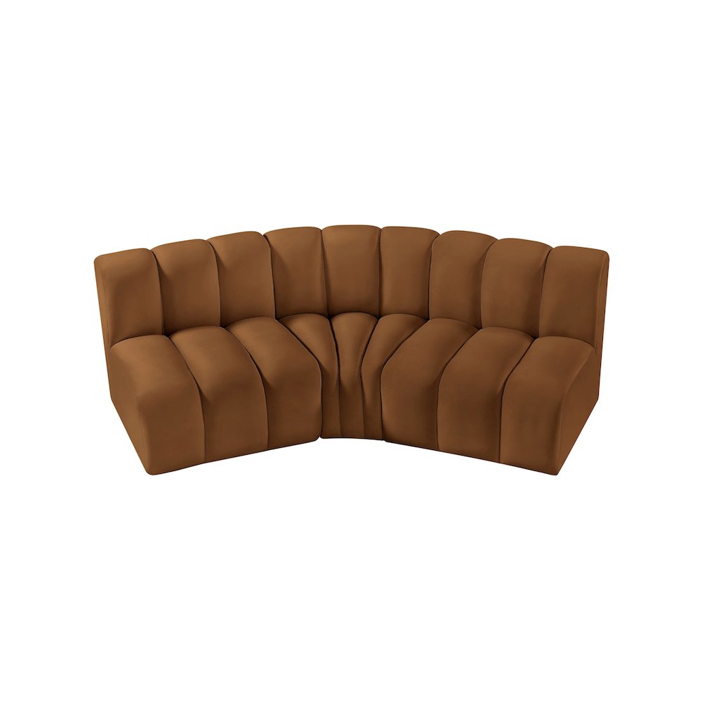 Arc Saddle Velvet Modular Sofa