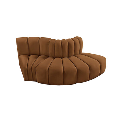 Arc Saddle Velvet Modular Sofa