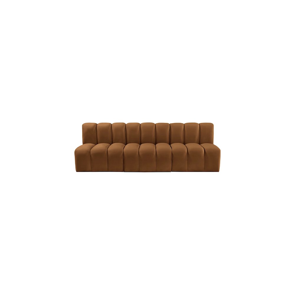 Arc Saddle Velvet Modular Sofa