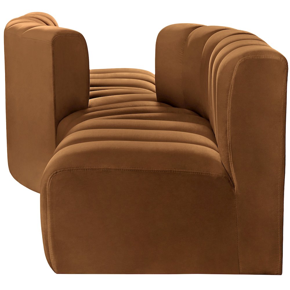 Arc Saddle Velvet Modular Sofa