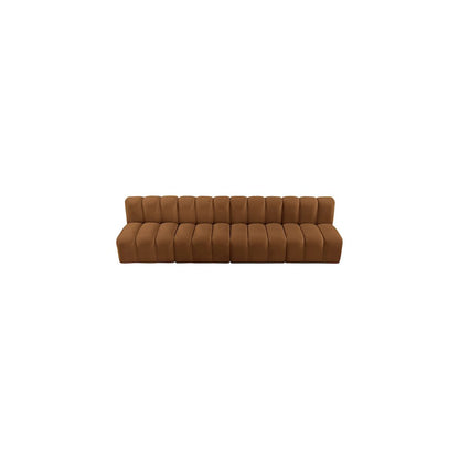 Arc Saddle Velvet Modular Sofa
