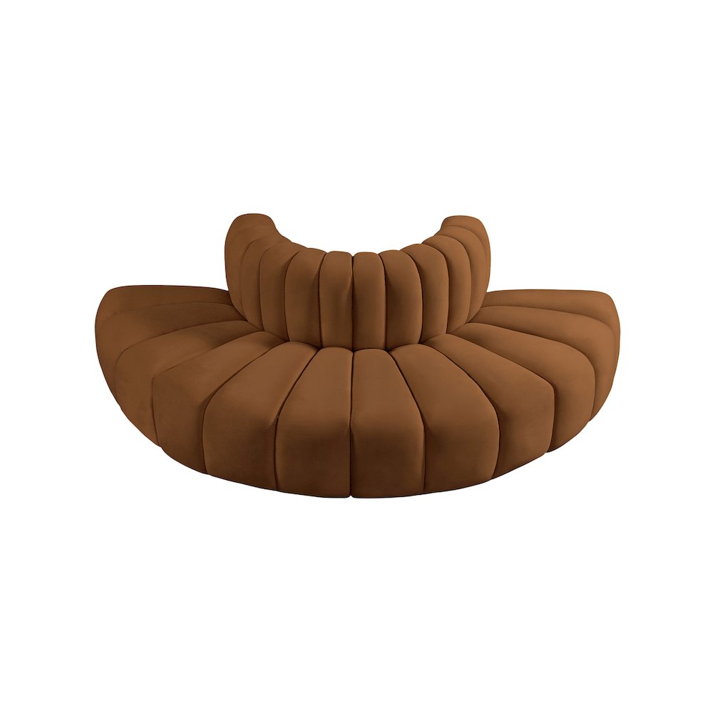 Arc Saddle Velvet Modular Sofa