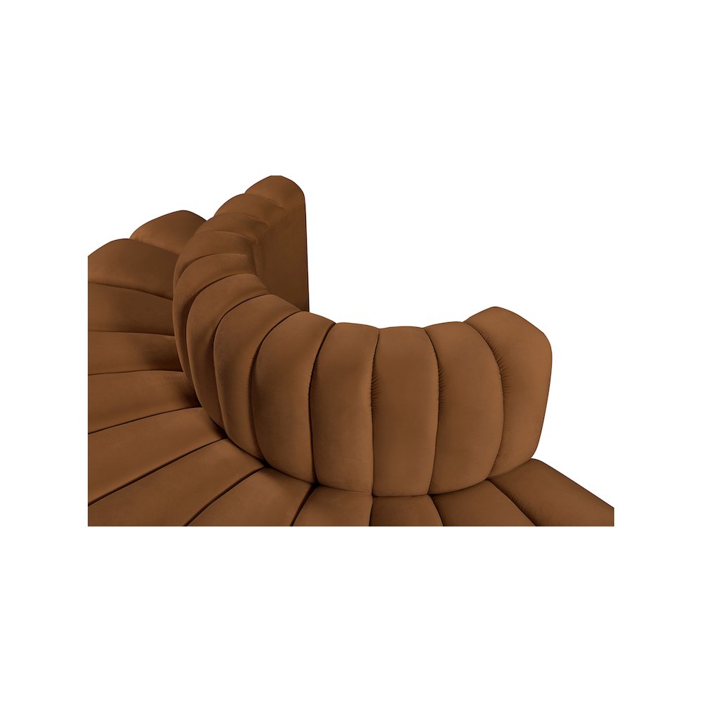 Arc Saddle Velvet Modular Sofa