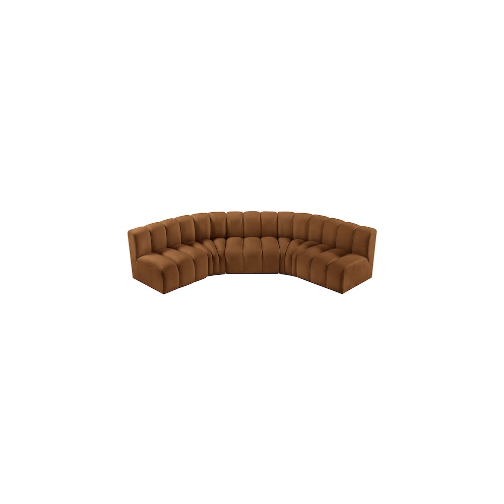 Arc Saddle Velvet Modular Sofa