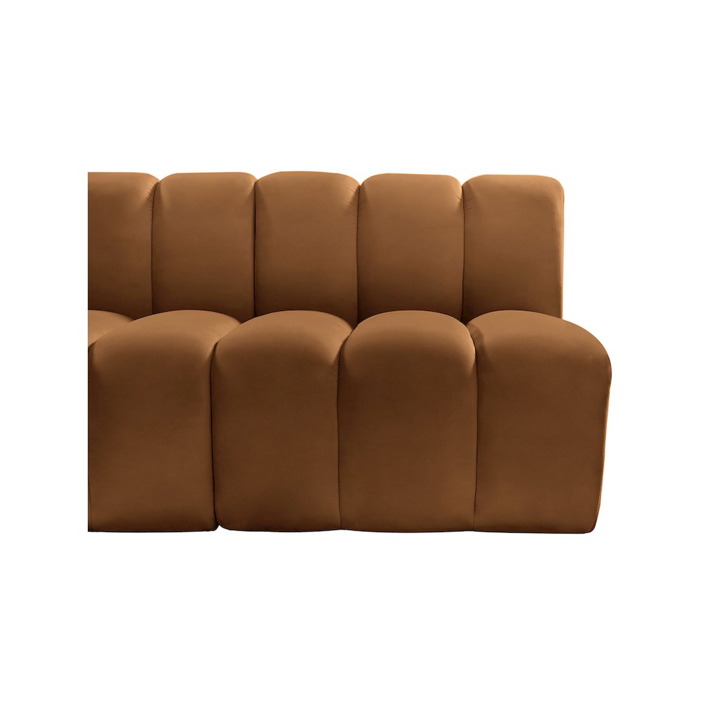 Arc Saddle Velvet Modular Sofa