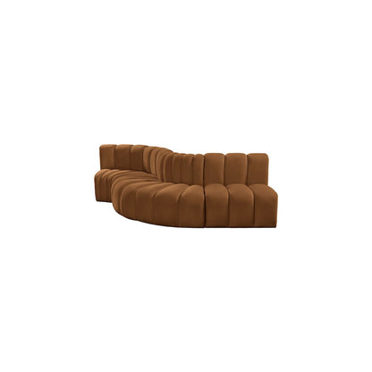 Arc Saddle Velvet Modular Sofa